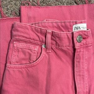 Zara Pink Jeans Full Length